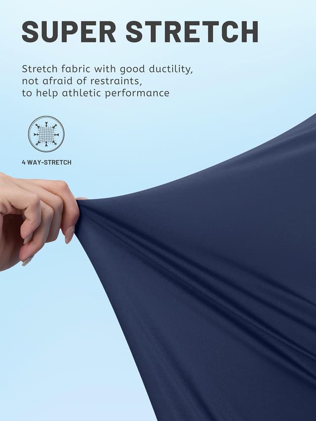 Thumbnail 4 de TACVASEN Camiseta Manga Larga UV UPF 50+ Turquesa S