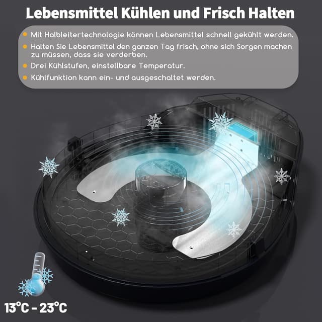 Detalle 2 de Katzenfutterautomat 5 Fächer 🍽