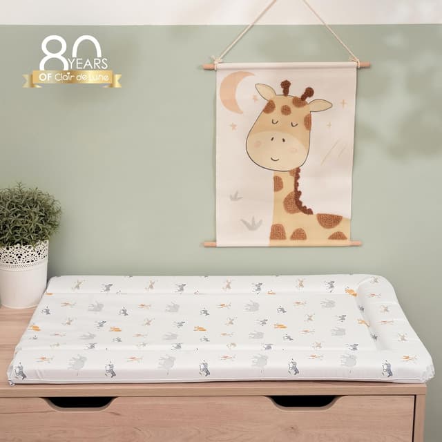 Detalle 2 de Clair de Lune Jungle Dreams Essentials Changing Mat (80 x 50 x 3cm)