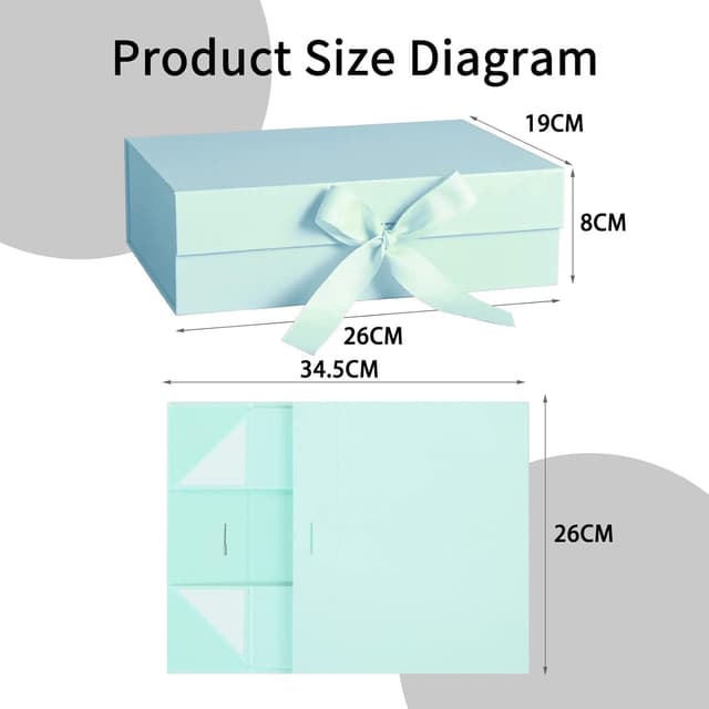 Detalle de Gift box for presents 26x19x8 cm