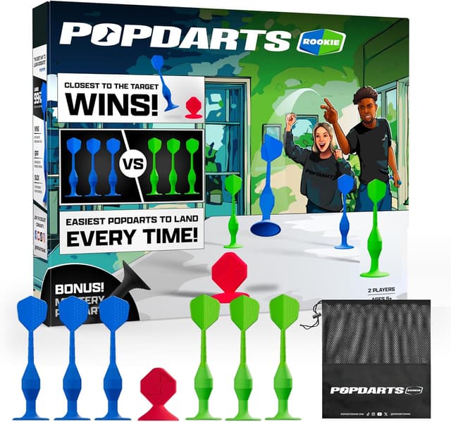 Imagen de Popdarts Rookie Pack suction cup dart game en OfertitasTOP