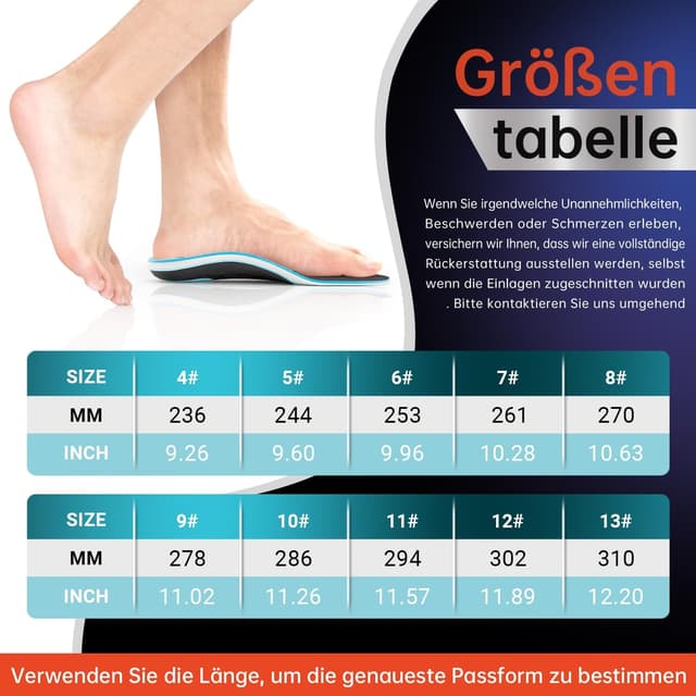 Thumbnail 4 de PCSsole Orthopädische Einlegesohlen 3,5 cm