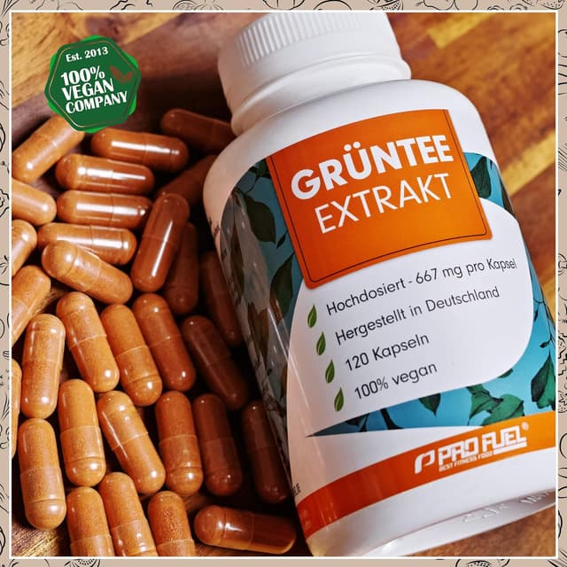 Detalle 2 de Grüntee Extrakt 120 Kapseln 💊