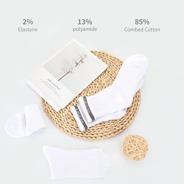 Detalle 2 de Laulax sports socks 5 pairs 12.5 Jnr