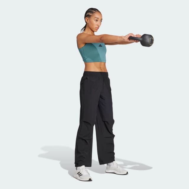 Thumbnail 2 de Adidas Sujetador Power Verde para impacto ligero 🎽