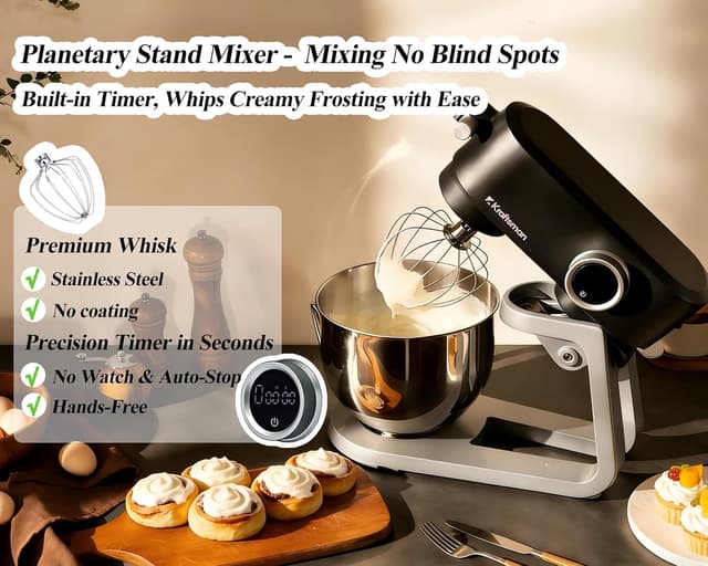 Detalle 2 de Kraftsman Stand Mixer 5.3 Quart 🧁