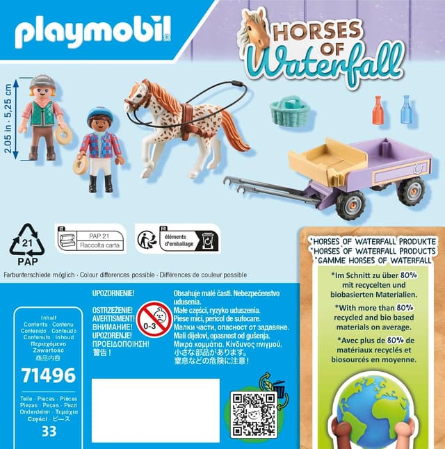 Thumbnail 4 de PLAYMOBIL 71496 Ponykutsche 4 🐴