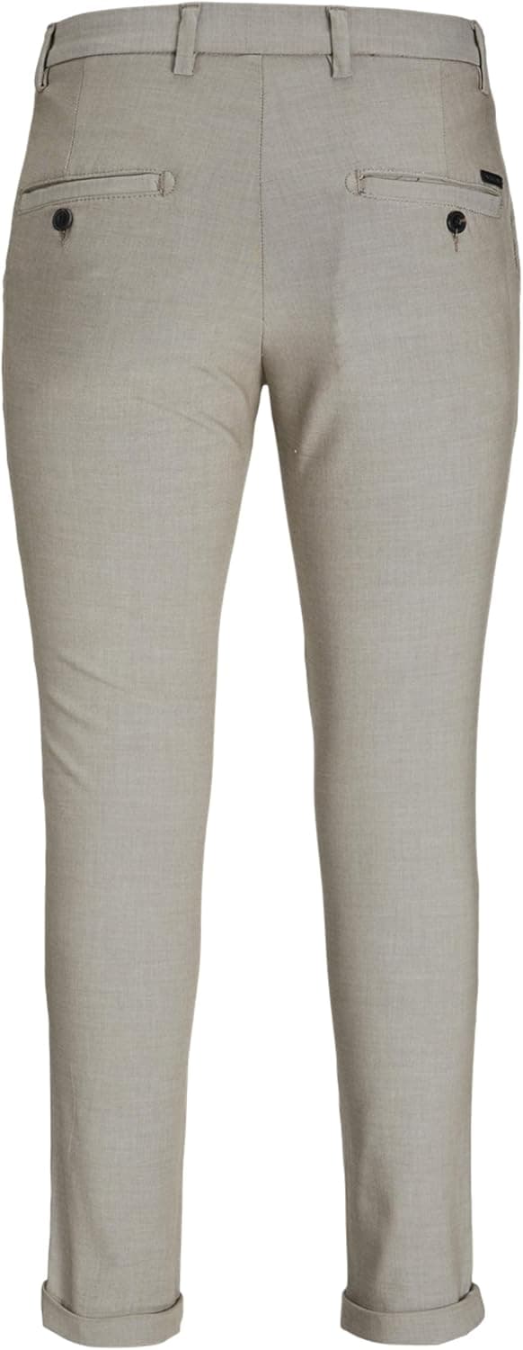 Detalle 2 de JACK & JONES Mens Marco Conner Tartan Chino-Hose Slim Fit