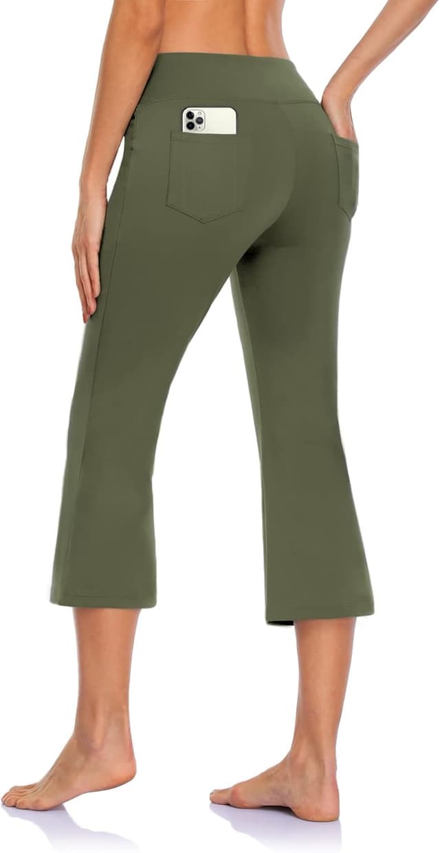 Detalle de MOVE BEYOND Pantalon & pantacourt de yoga bootcut à 4 poches pour femmes