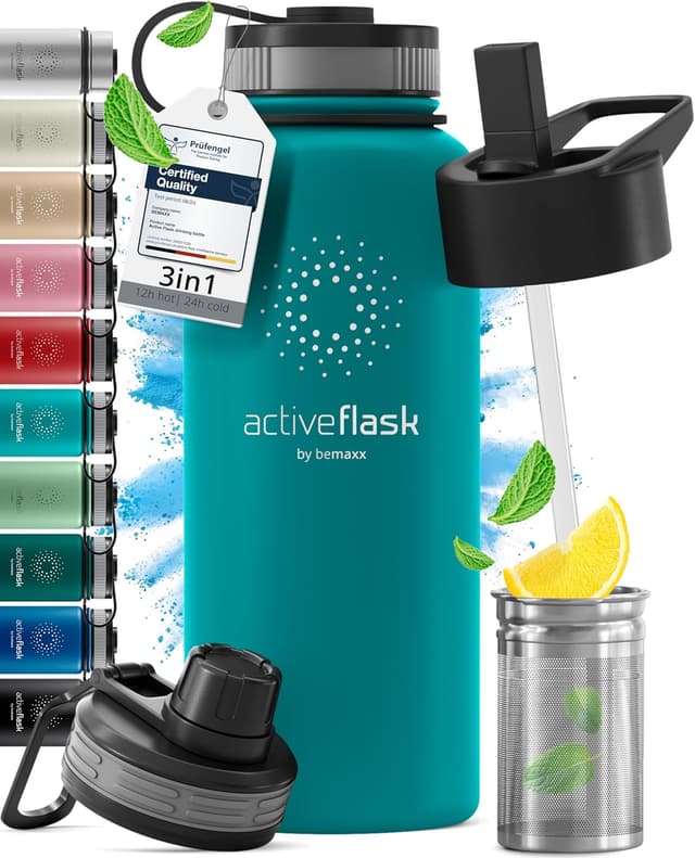 Detalle de ACTIVE FLASK Stainless Steel Water Bottle 950ml