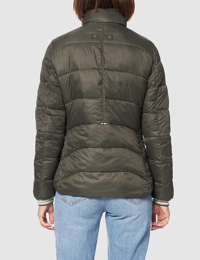 Detalle de camel active Womenswear Damen 3309906E50 Jacke – wasserabweisend & winddicht