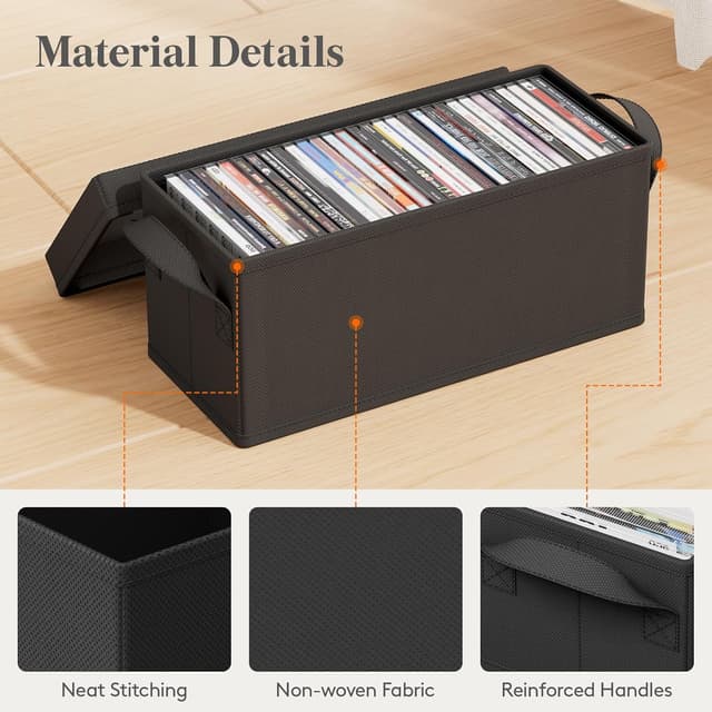 Thumbnail 2 de Lifewit DVD Aufbewahrungsbox 100 DVDs