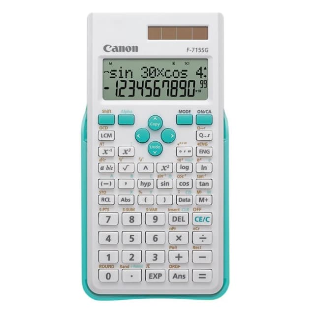 Imagen de Canon F-715SG Calculadora Científica Blanca/Azul en OfertitasTOP