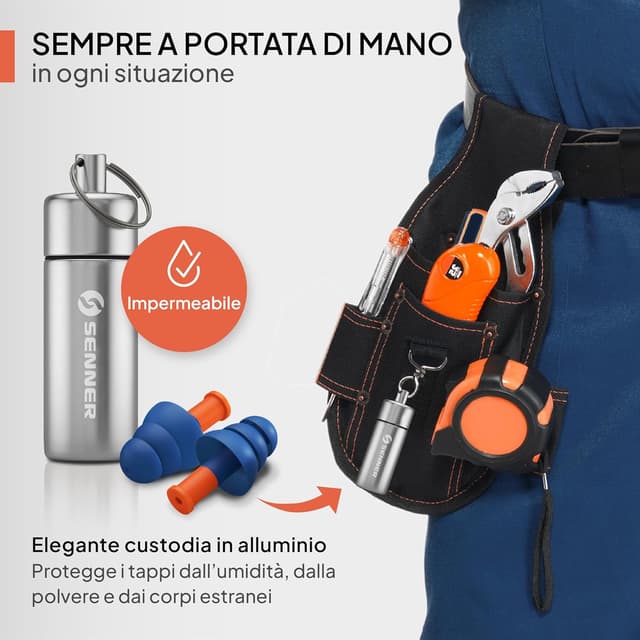 Detalle 2 de Senner WorkPro Strong tappi antirumore SNR 34