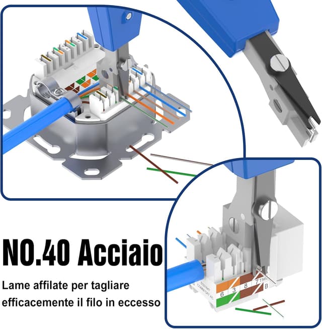 Thumbnail 2 de VCELINK G602BL Attrezzo Punch Down per RJ45