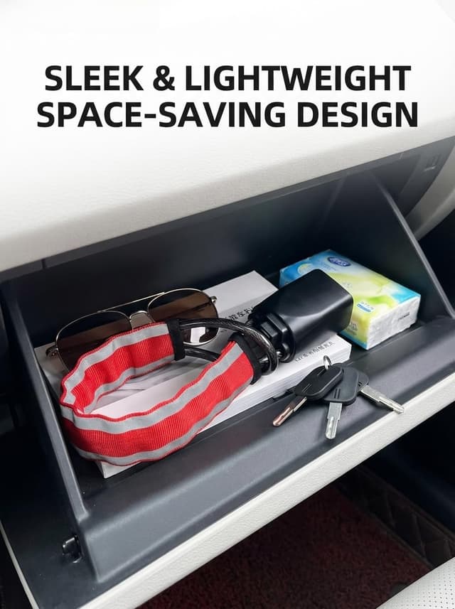 Detalle 2 de Steering wheel lock with reflective stripe