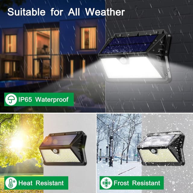Thumbnail 4 de Solar Lights Outdoor Garden 185 LED 2-pack ☀