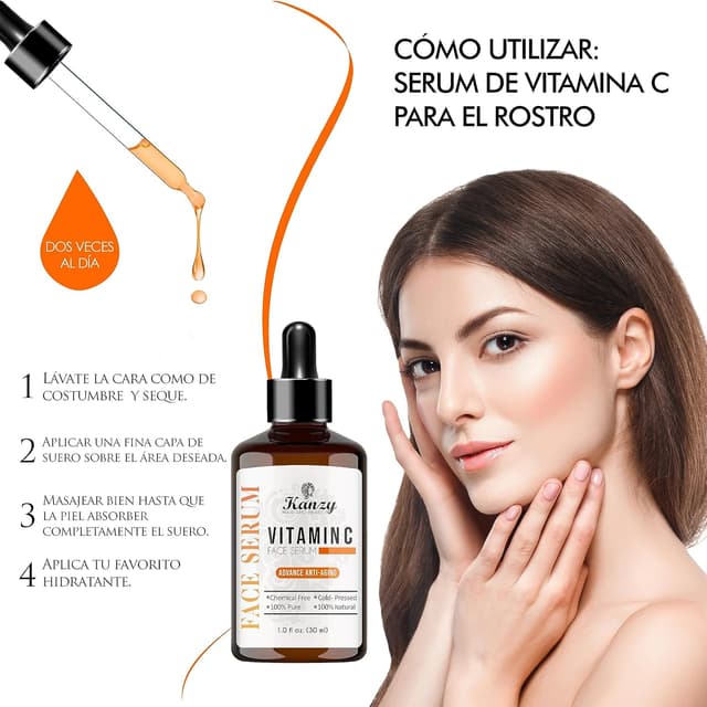 Detalle 2 de Kanzy Sérum Vitamina C y ácido hialurónico