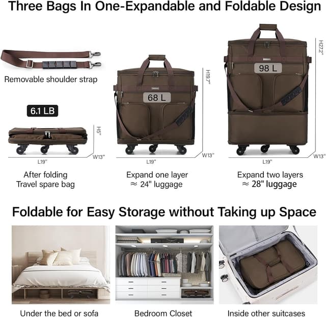 Detalle de Hanke Expandable Large Suitcase 28 inch