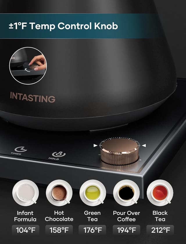 Thumbnail 2 de INTASTING Gooseneck Kettle 0.9L