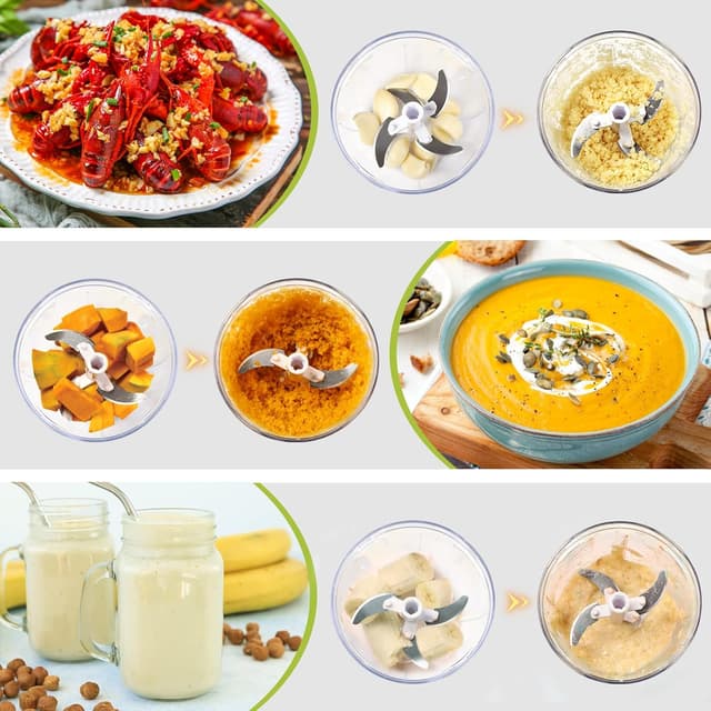 Thumbnail 5 de Sinnsally Manual Food Chopper Pull String