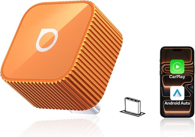 Detalle de OTTOCAST 2026 Mini Slim Wireless CarPlay