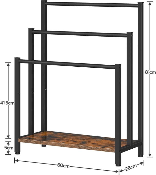 Detalle de HOOBRO Portasciugamani 60 x 28 x 81 cm