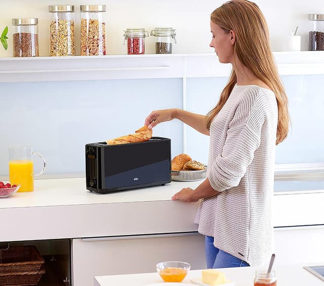 Thumbnail 3 de Braun PurEase HT3110BK Tostadora de Pan, 2 Ranuras, 7 Niveles