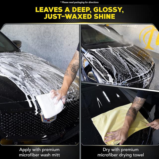 Detalle de Meguiar’s Ultimate Wash and Wax pH Neutral Car Wash Soap (Wash & Wax in One)