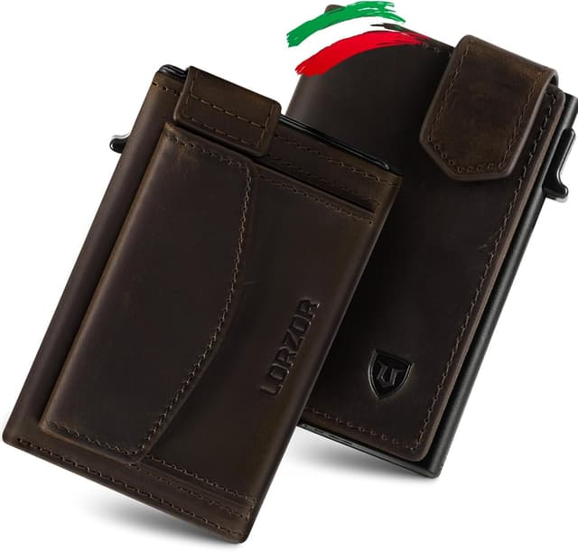 Detalle de LORZOR Portacarte Slim 10 carte 💼