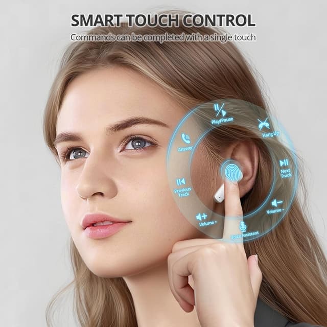 Detalle 2 de YOHOTA S27Pro Bluetooth 5.4 Earbuds 48H playtime