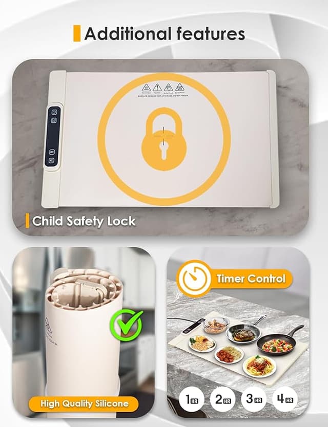 Thumbnail 5 de Rollable Electric Warming Tray