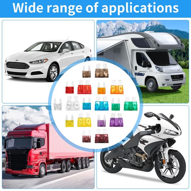 Thumbnail 6 de Kfz Sicherungen Set 180 Stück 2–40A