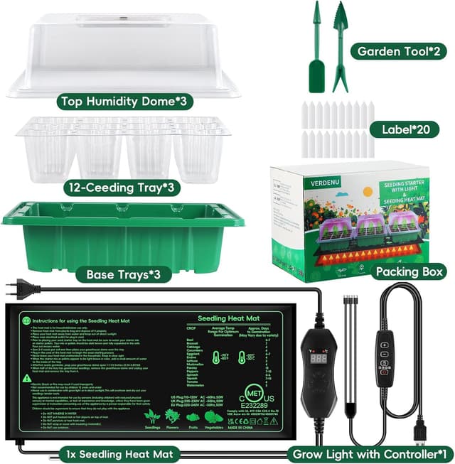 Thumbnail 6 de Verdenu Mini Serre pour Plantes Lampes