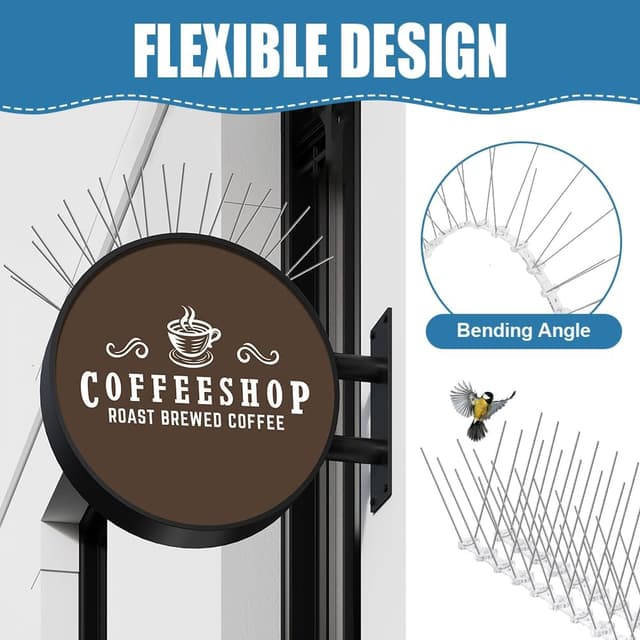 Thumbnail 4 de OFFCUP Dissuasori 75 cm per piccioni 🐦