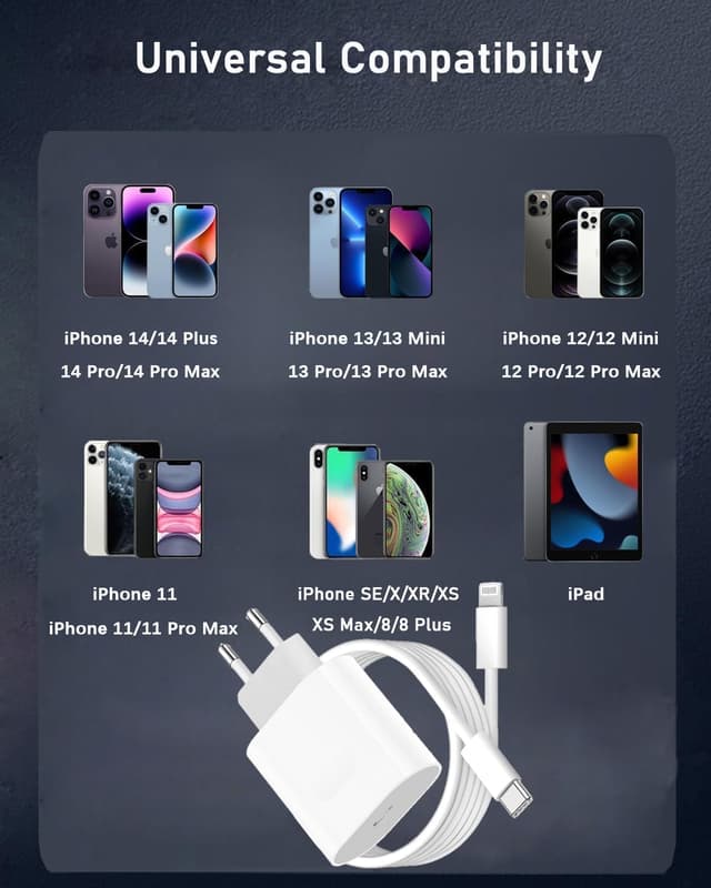 Thumbnail 4 de Cargador 25W USB-C con cable 2 m para iPhone