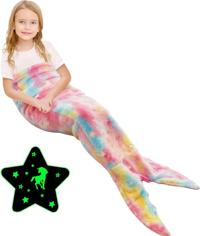 Detalle de Ranedo Meerjungfrauenflosse Decke 140 × 60