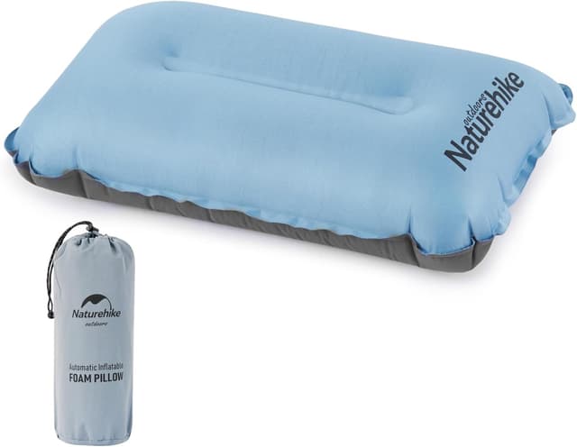 Detalle de Naturehike Oreiller de camping gonflable automatique 46×27 cm – confortable et réglable