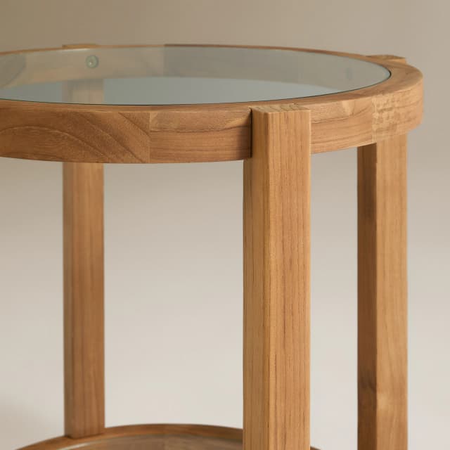 Thumbnail 3 de El Corte Inglés Mesa auxiliar de teca Kansas 🌿