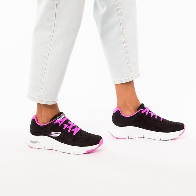Thumbnail 1 de Skechers Arch FIT Zapatillas Mujer 👟 Black/Light Pink 39 EU