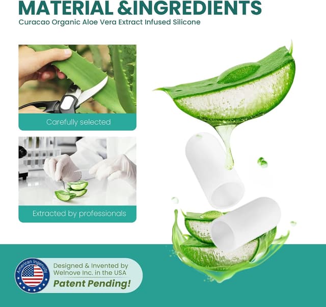 Detalle 2 de Welnove Gel-Zehenkappen 12er-Pack