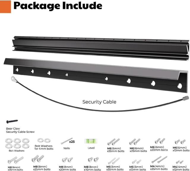 Detalle 2 de Aetubree Studless Drywall TV Mount 26–55in