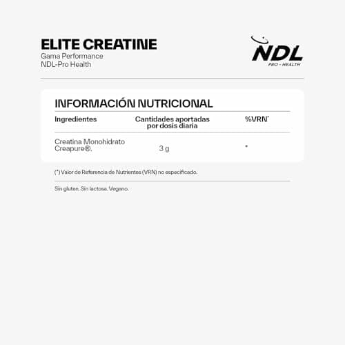 Thumbnail 6 de NDL Pro-Health Creatina Creapure 100 dosis