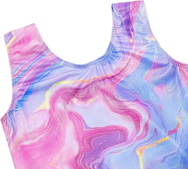 Detalle de ZNYUNE Mädchen Gymnastikanzug mit Farbverlauf