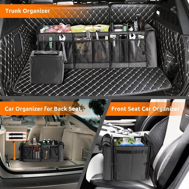 Thumbnail 4 de EAROND Large Trunk Organizer with Cooler 4-in-1