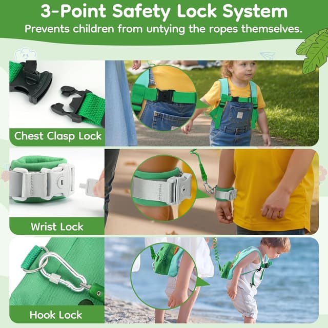 Thumbnail 2 de Dr.meter 3 in 1 Toddler Harness Leash 1.2M 🦖