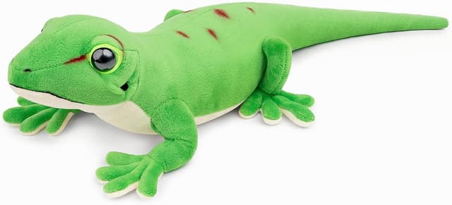 Detalle de Tiny Heart Day Geckos Lizard Plush 55cm – soft, cuddly fat tail gecko stuffed toy for kids