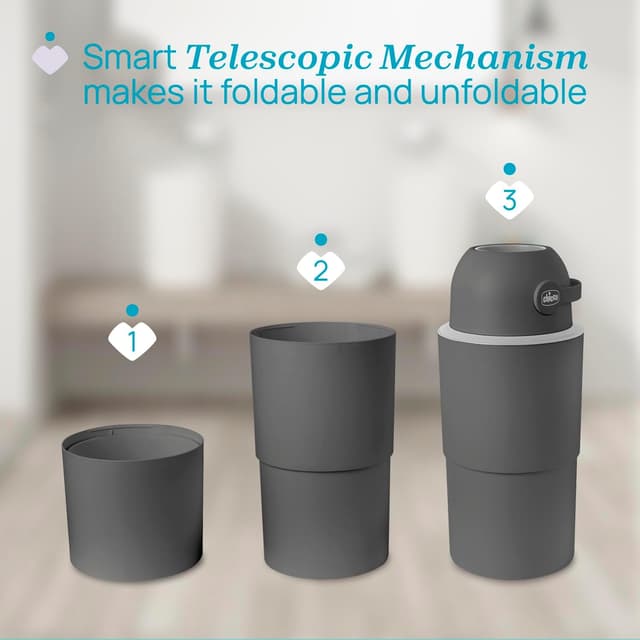 Thumbnail 3 de Chicco Contenedor Pañales con Control de Olores