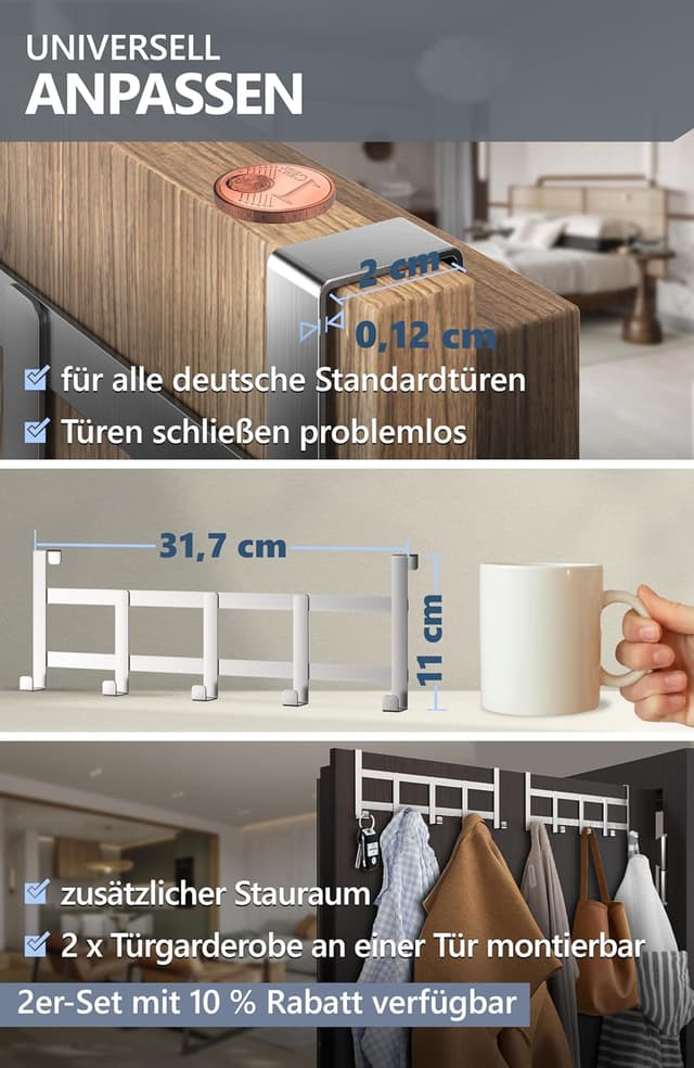 Thumbnail 3 de 4smile Türgarderobe 15 kg 🪝