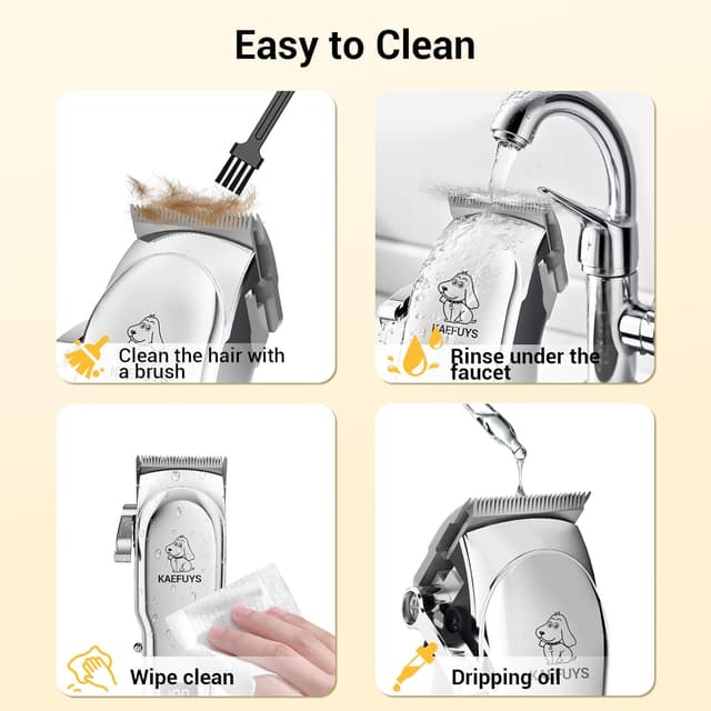 Thumbnail 6 de KAEFUYS Hundeschermaschine 2000 mAh